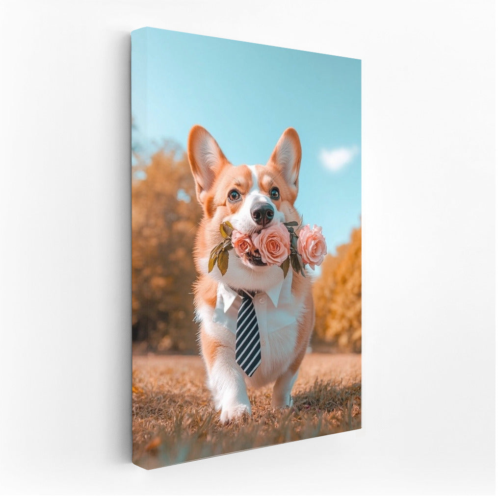 Pink Corgi Charm