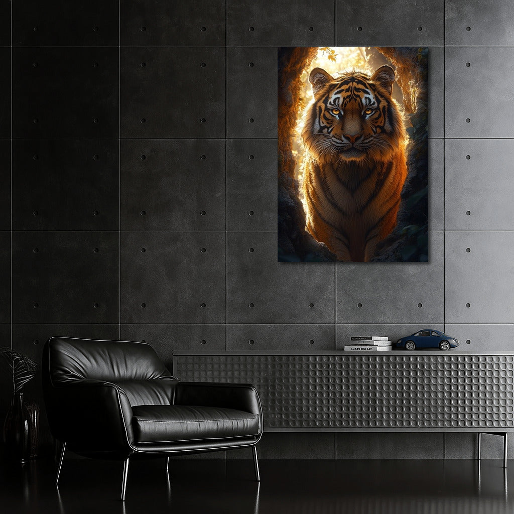 The Sunset Majesty of the Tiger