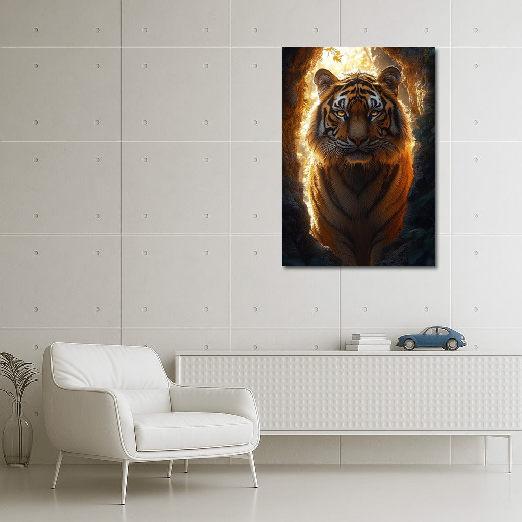 The Sunset Majesty of the Tiger