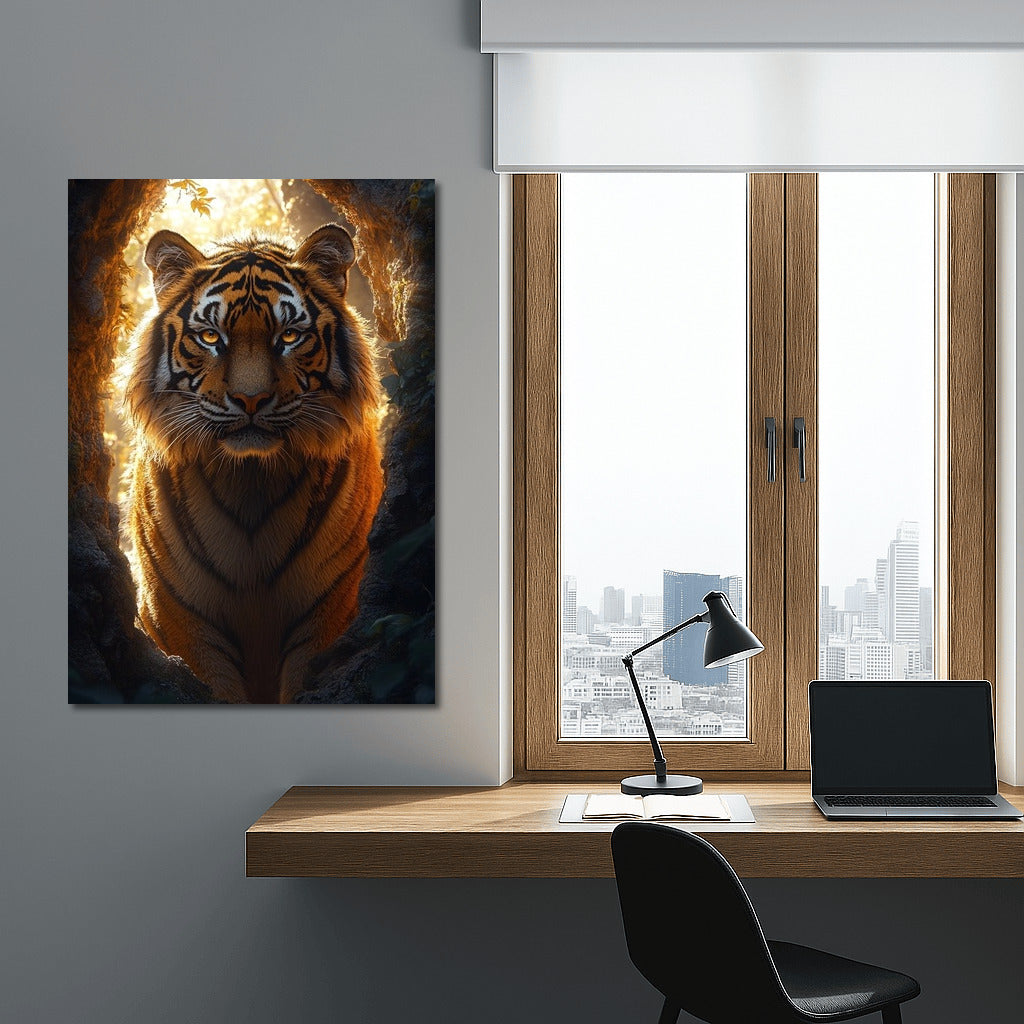 The Sunset Majesty of the Tiger