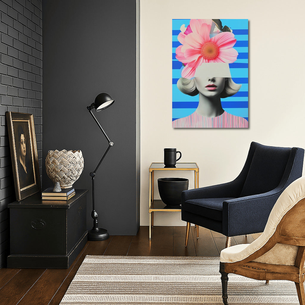 Flower Symphony in Stripes