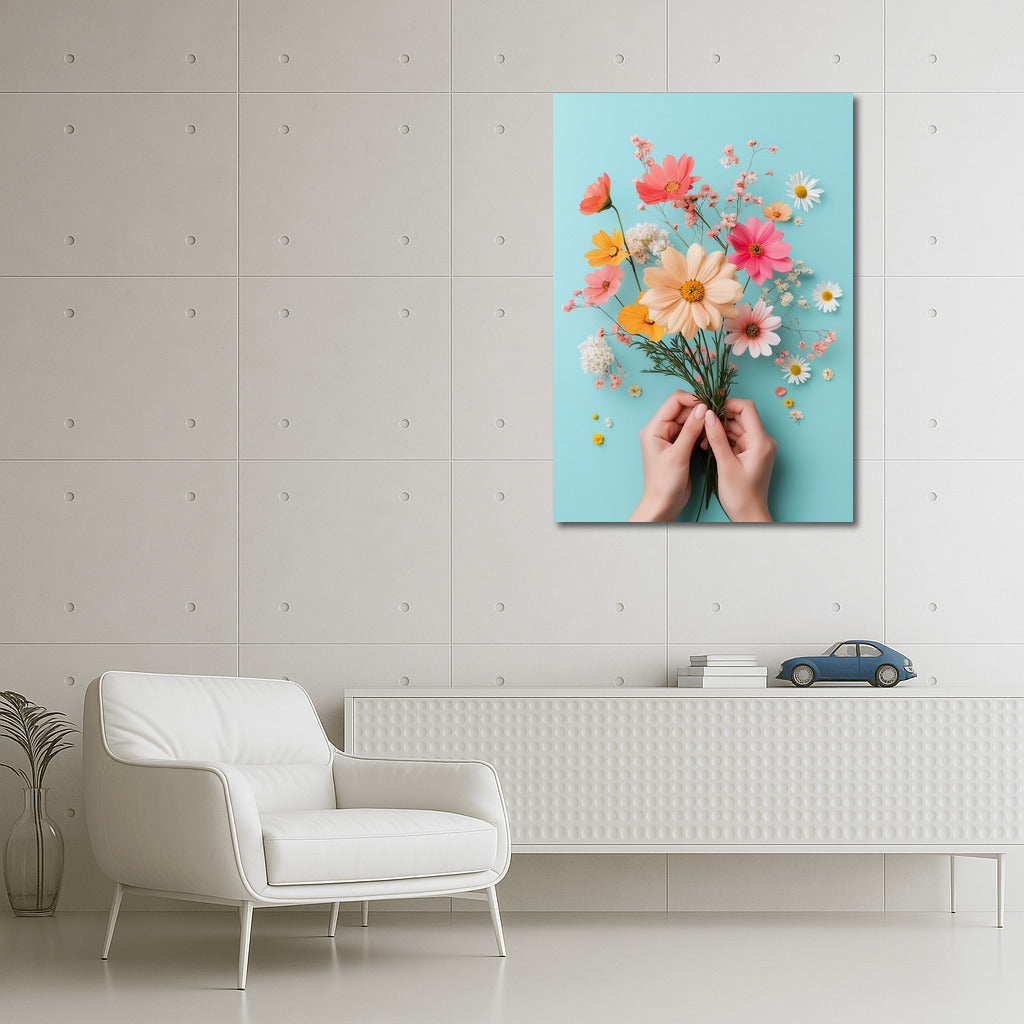 Pastel Waltz of Flowers