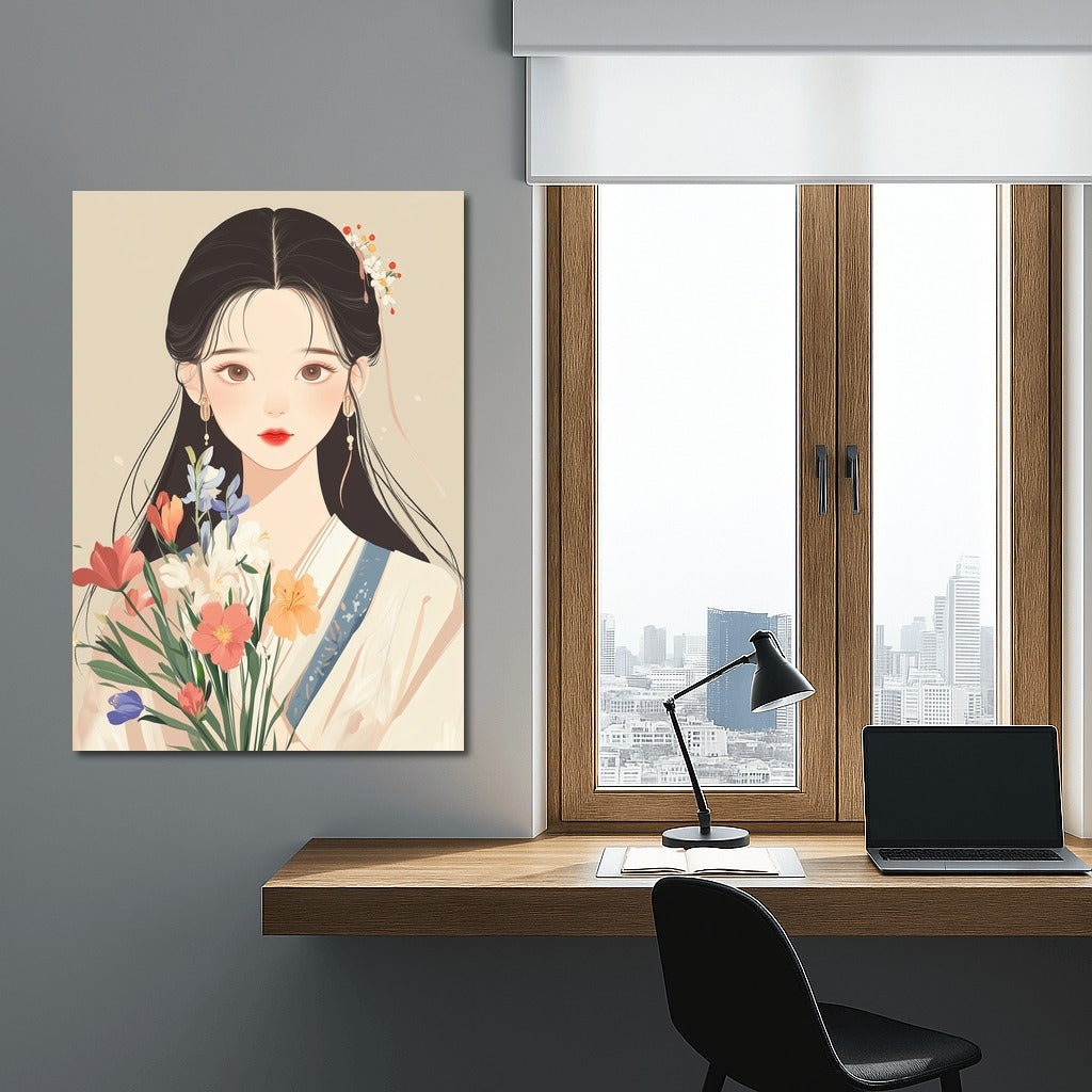 Graceful Waltz of Flowers
