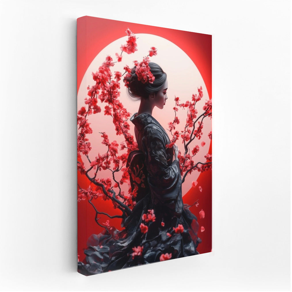 Sakura Shine: Silhouette in Flowers