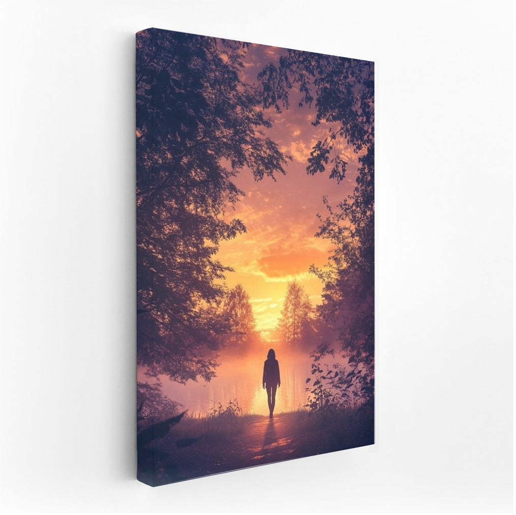 Silhouette in Sunset Riddle