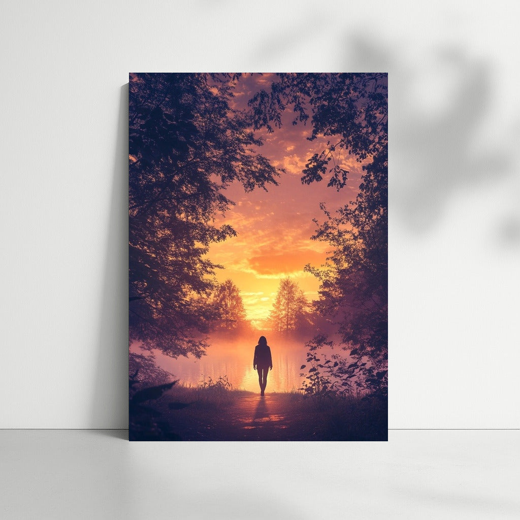 Silhouette in Sunset Riddle
