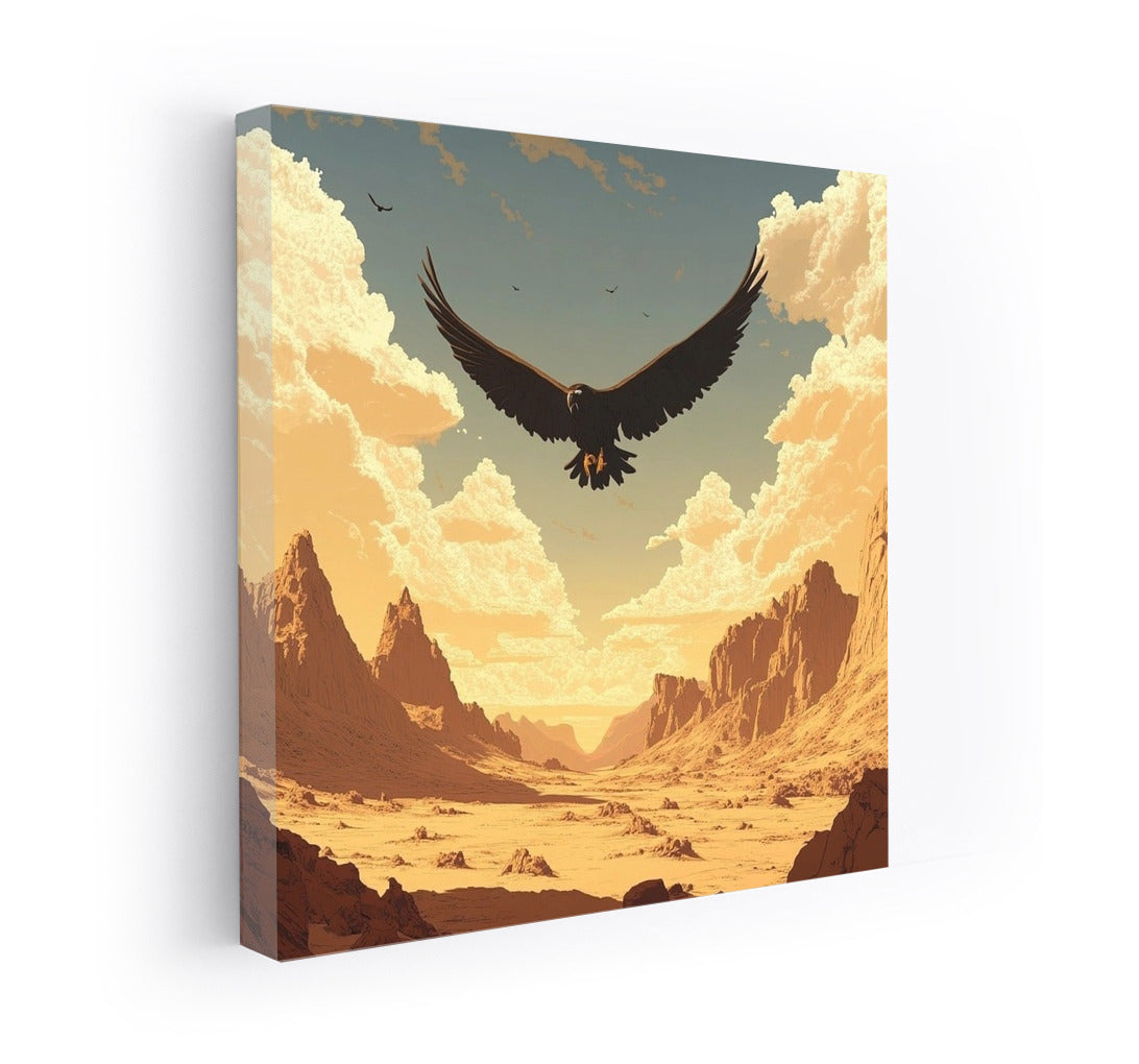 Wings of Freedom over the Silence of the Canyon