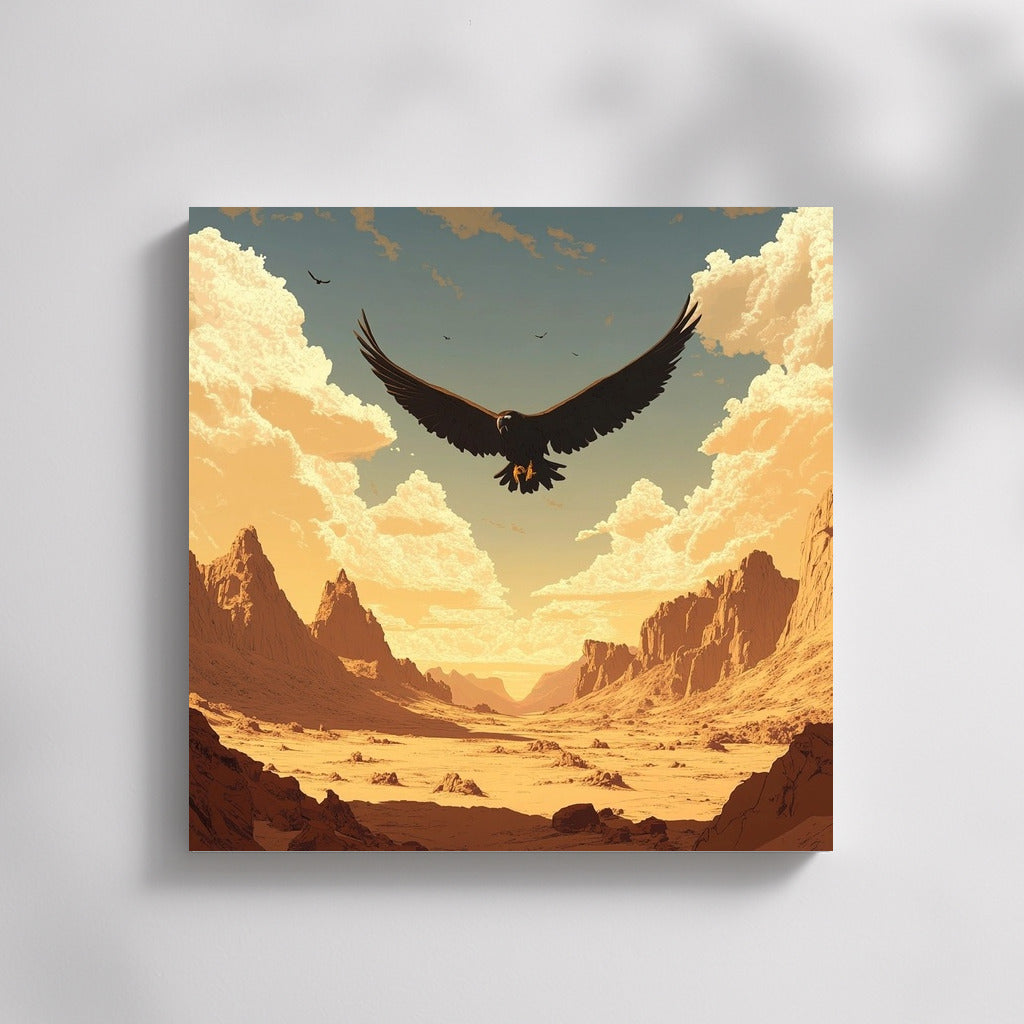 Wings of Freedom over the Silence of the Canyon