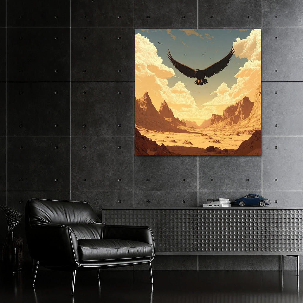 Wings of Freedom over the Silence of the Canyon