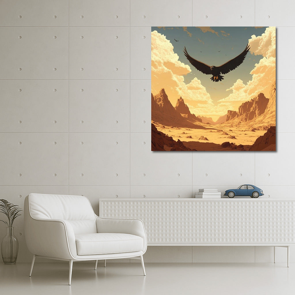 Wings of Freedom over the Silence of the Canyon