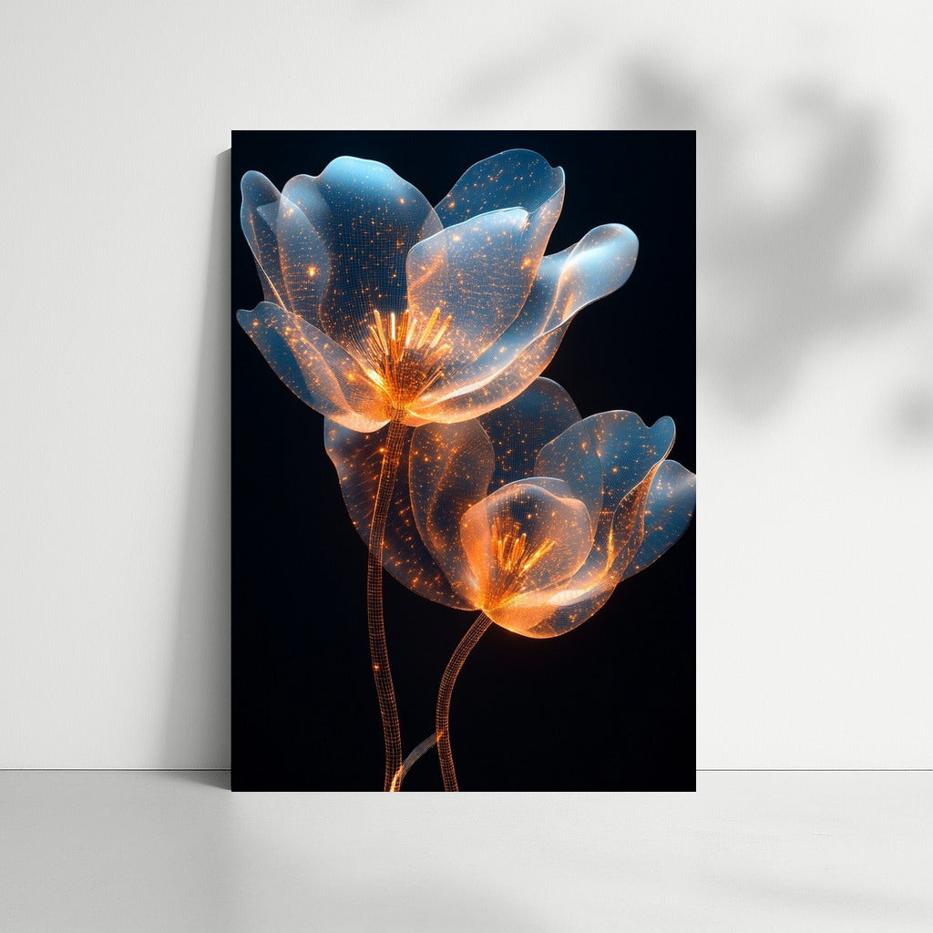 Glowing Flower Charms