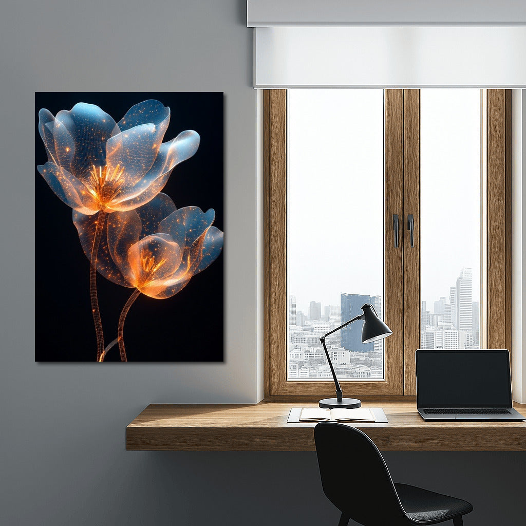 Glowing Flower Charms