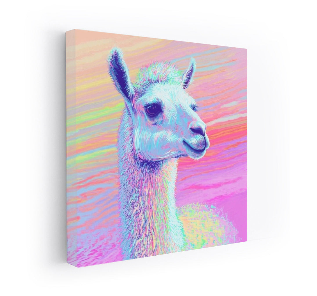 The Glow of the Neon Llama