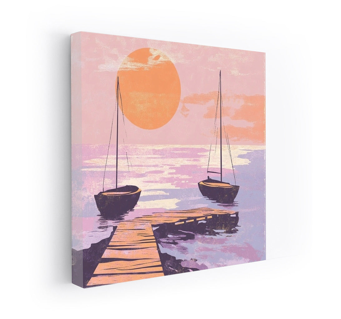 Harmony of Sunset Sails