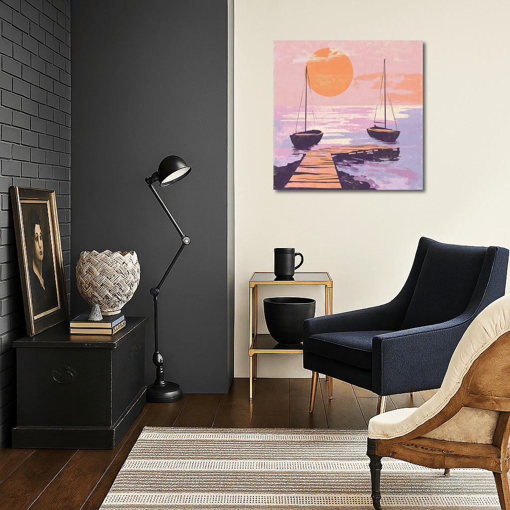 Harmony of Sunset Sails