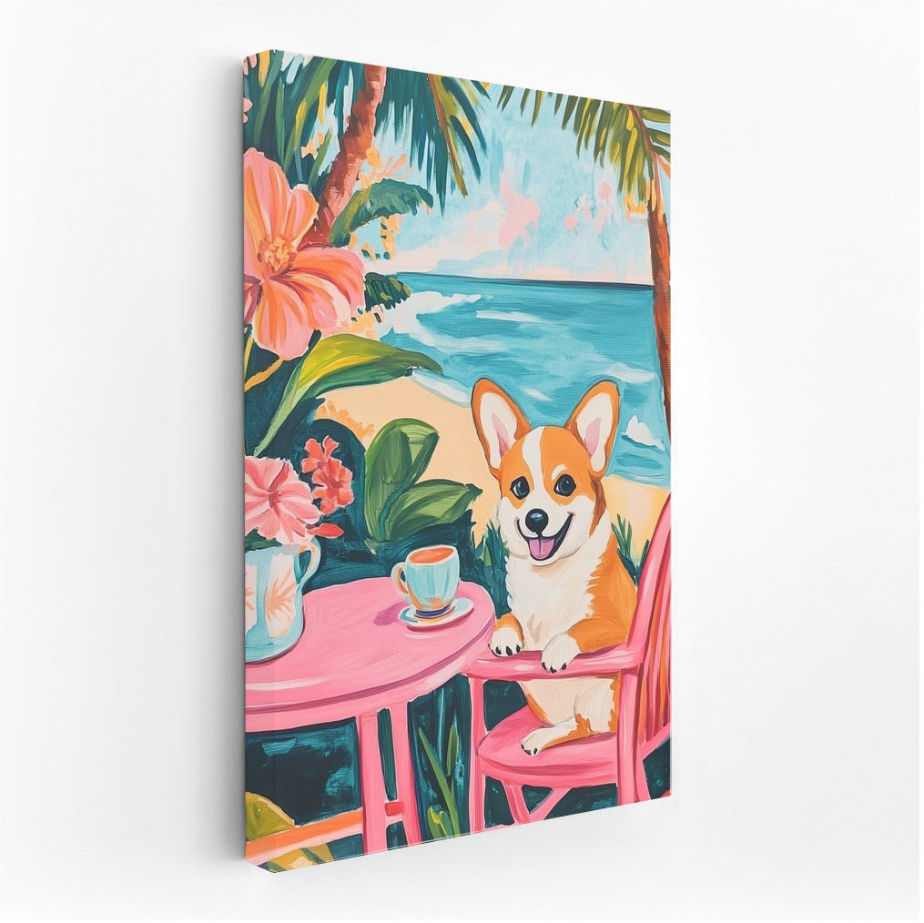 Beach Corgi: Summer in Paws