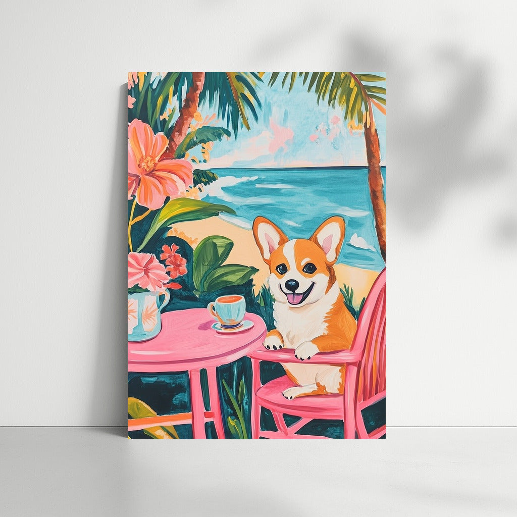 Beach Corgi: Summer in Paws