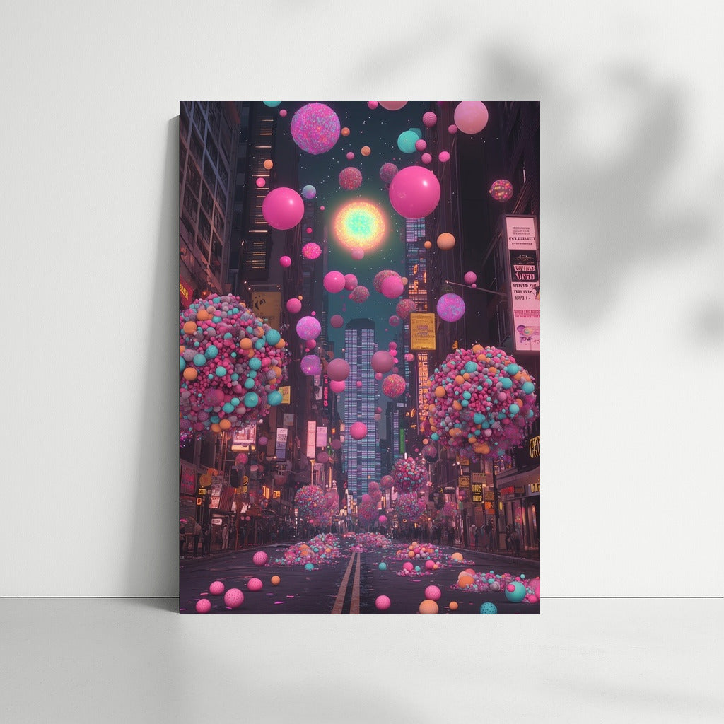 Neon Waltz of City Lights