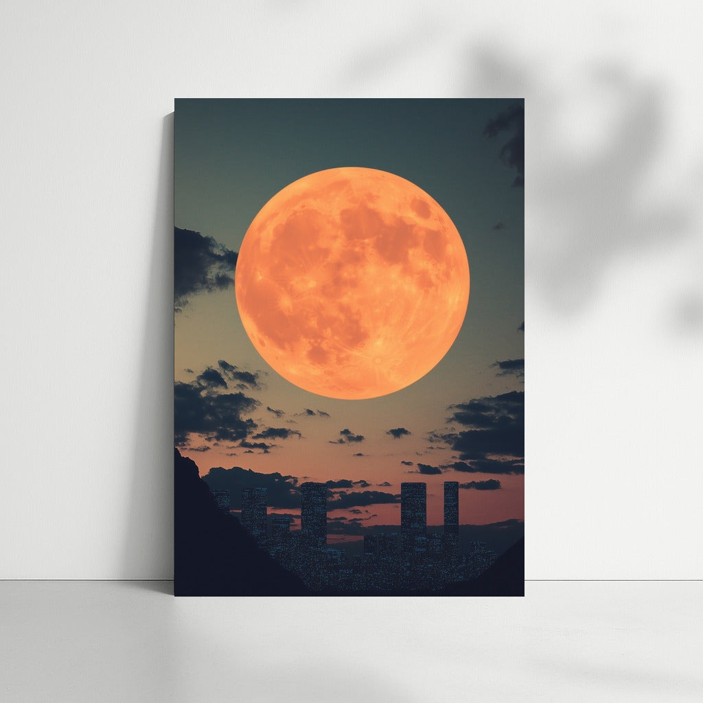 Fire Moon over the Dream City