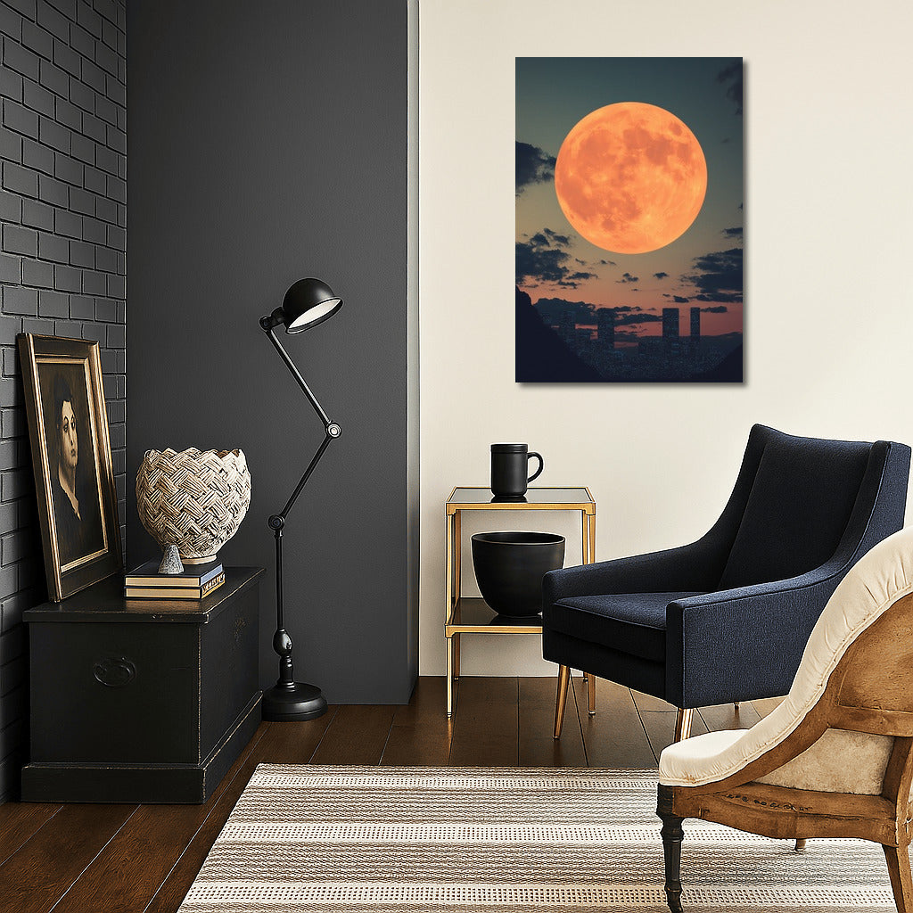 Fire Moon over the Dream City