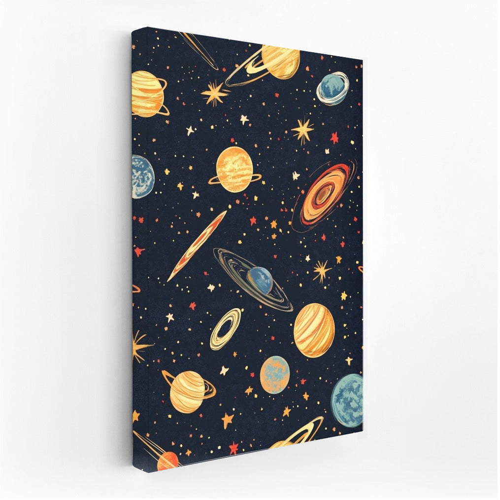 Galactic Symphony: Dance of Planets and Stars