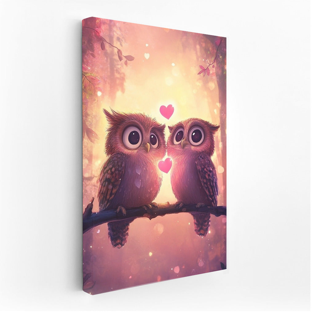 Sunset Symphony of Owls