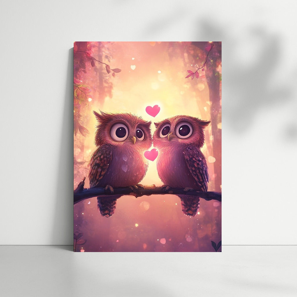 Sunset Symphony of Owls