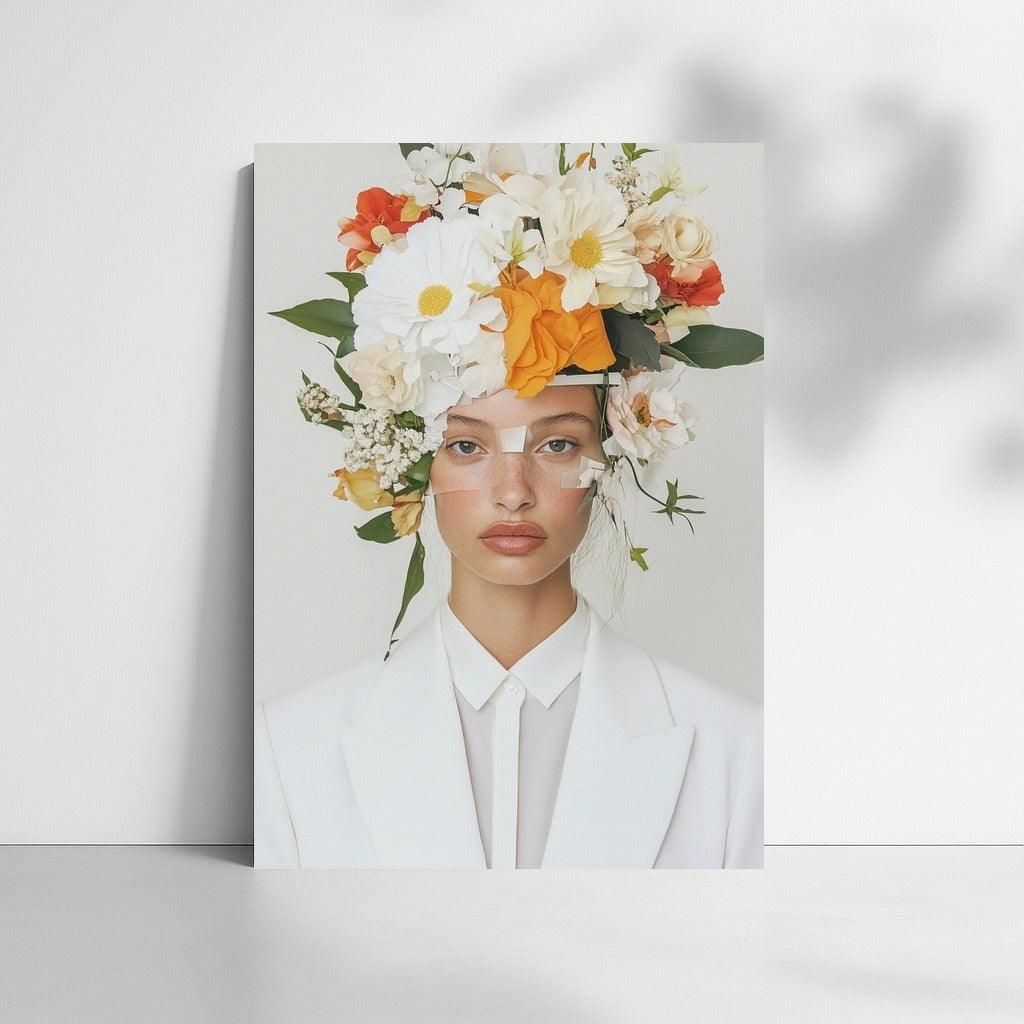 Flower Elegy in White