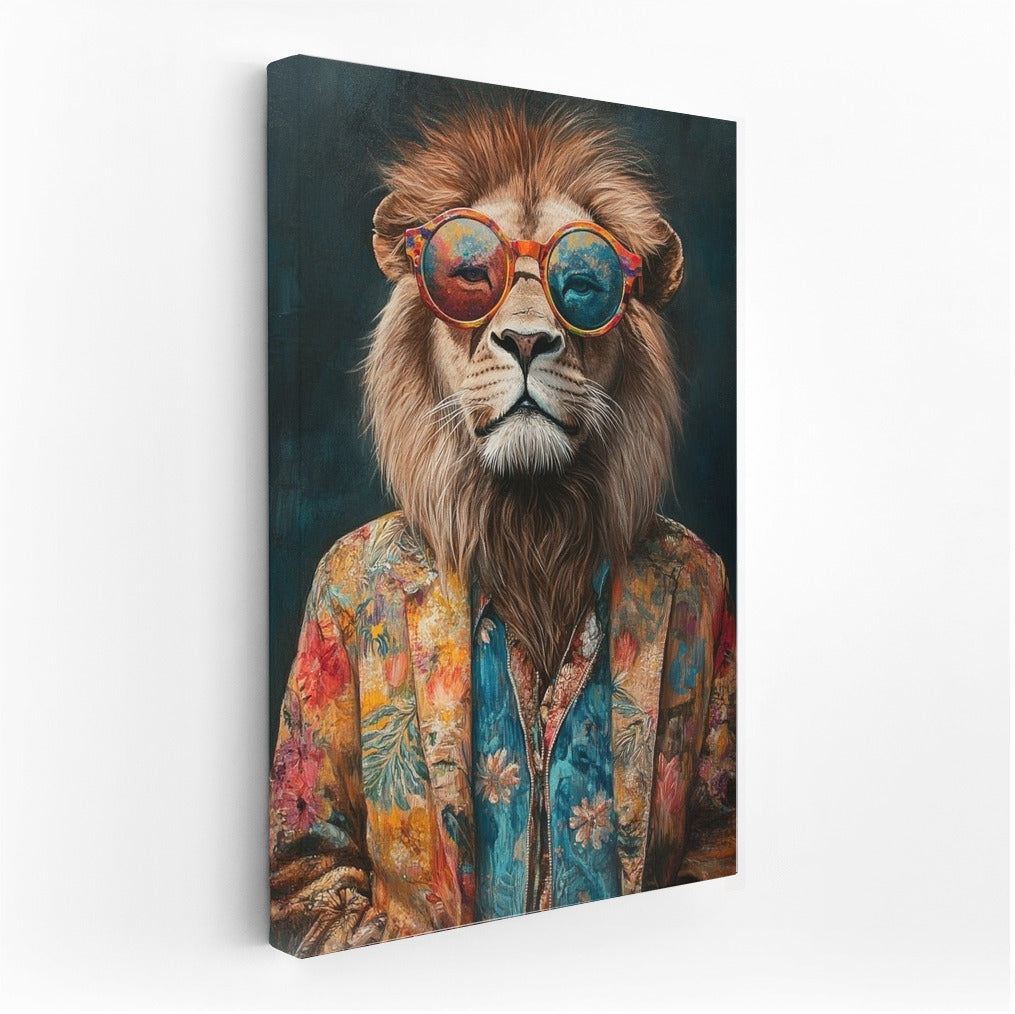 King of Style: Lion in Glasses