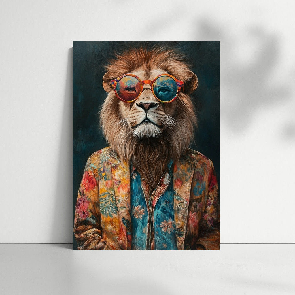 King of Style: Lion in Glasses