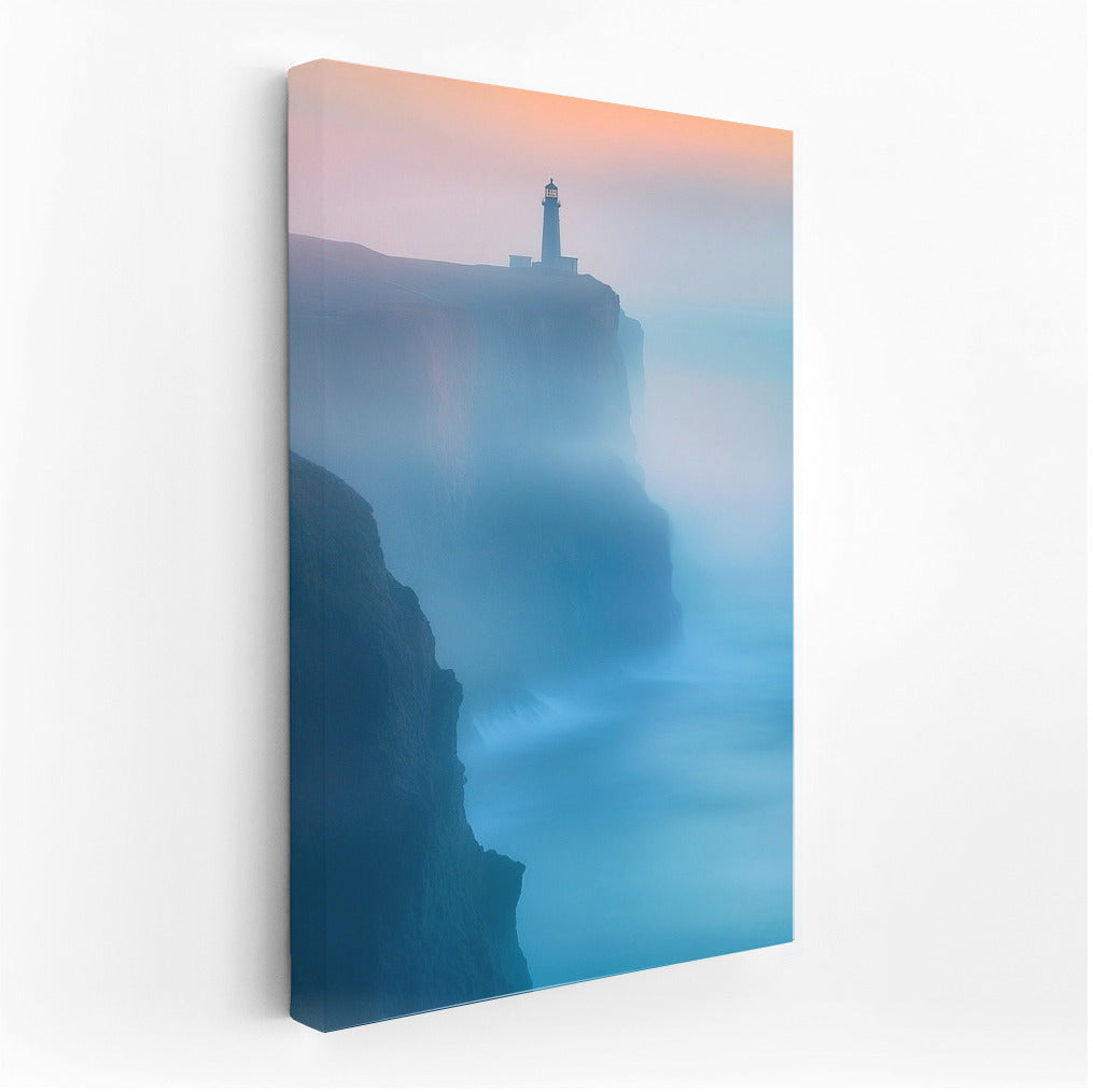 A Light of Hope in the Embrace of Fog