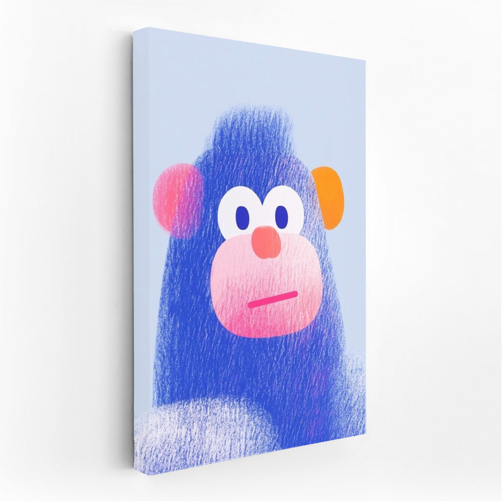 Tropical Prankster in Pink and Blue