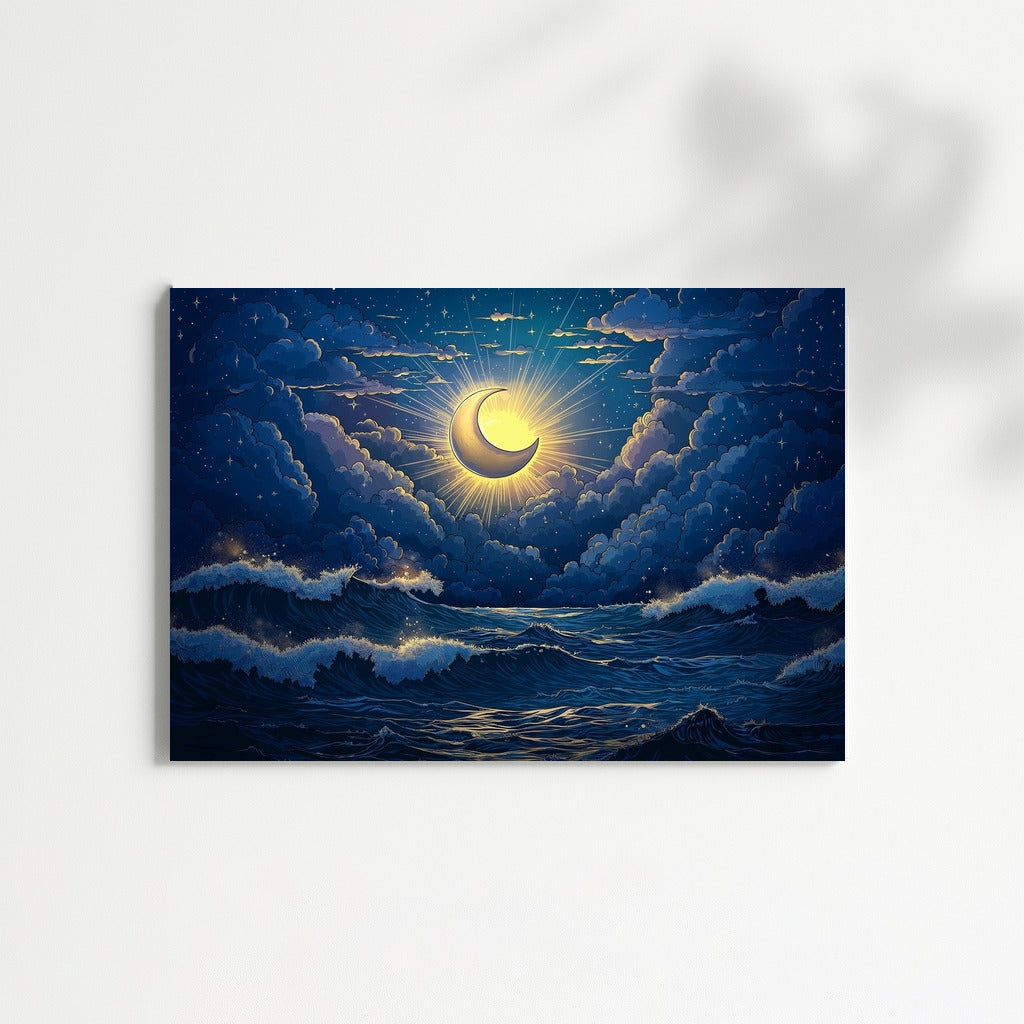 The Glow of the Night Waves