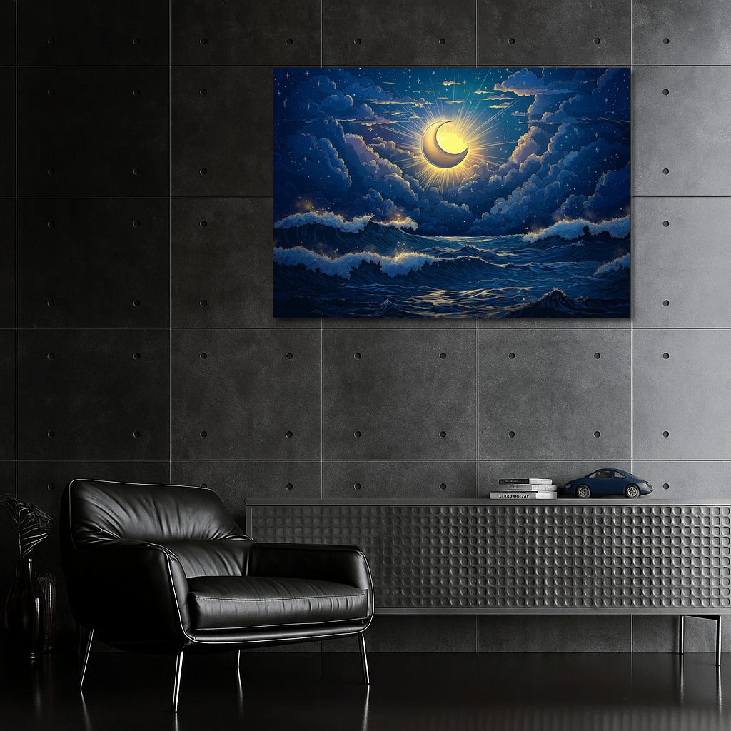 The Glow of the Night Waves