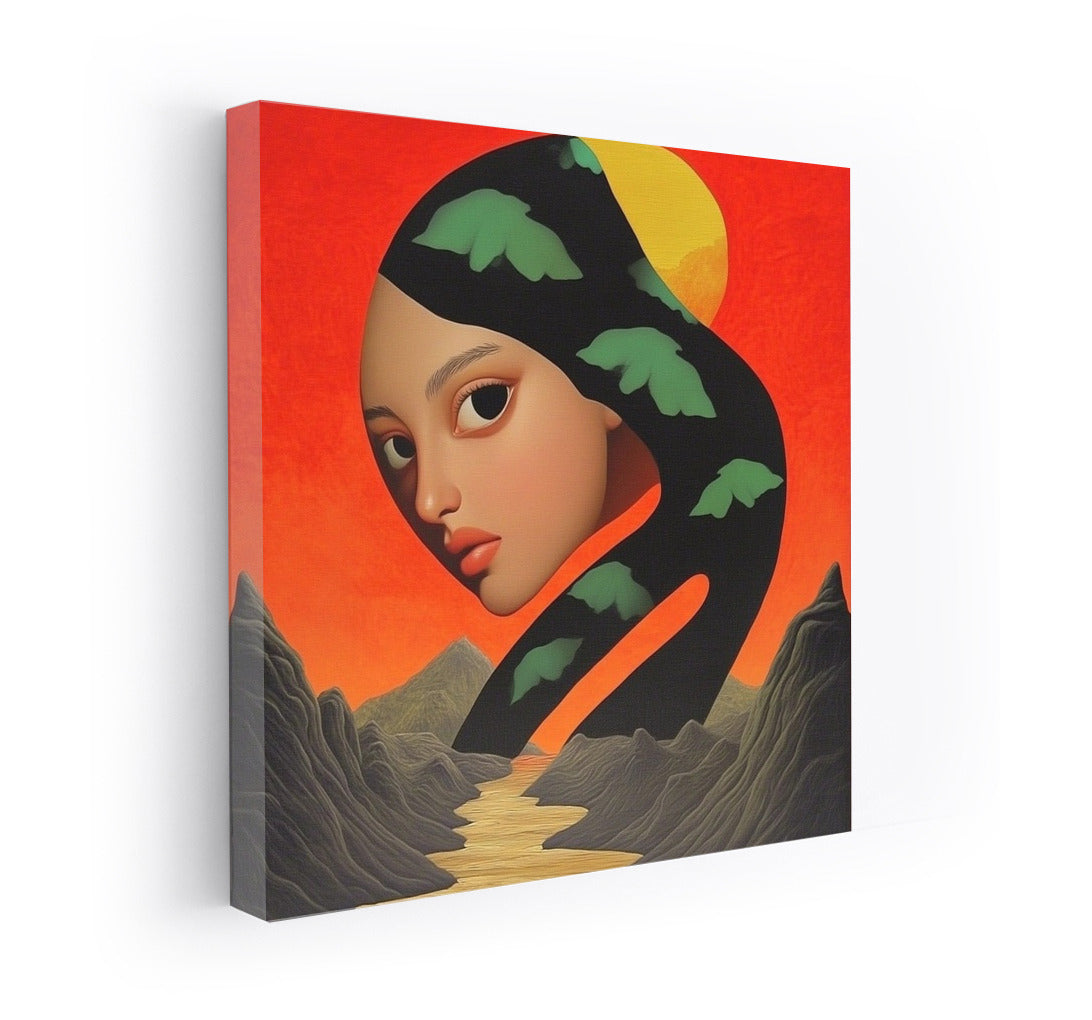 Face in the Landscape: The Secret of the Gaze