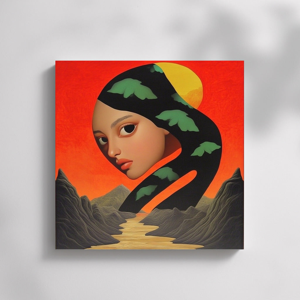 Face in the Landscape: The Secret of the Gaze