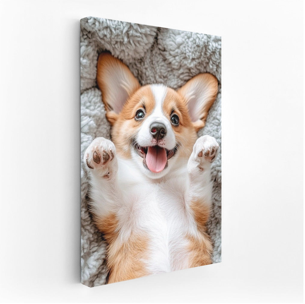 Sunny Corgi: Warmth in Every Look