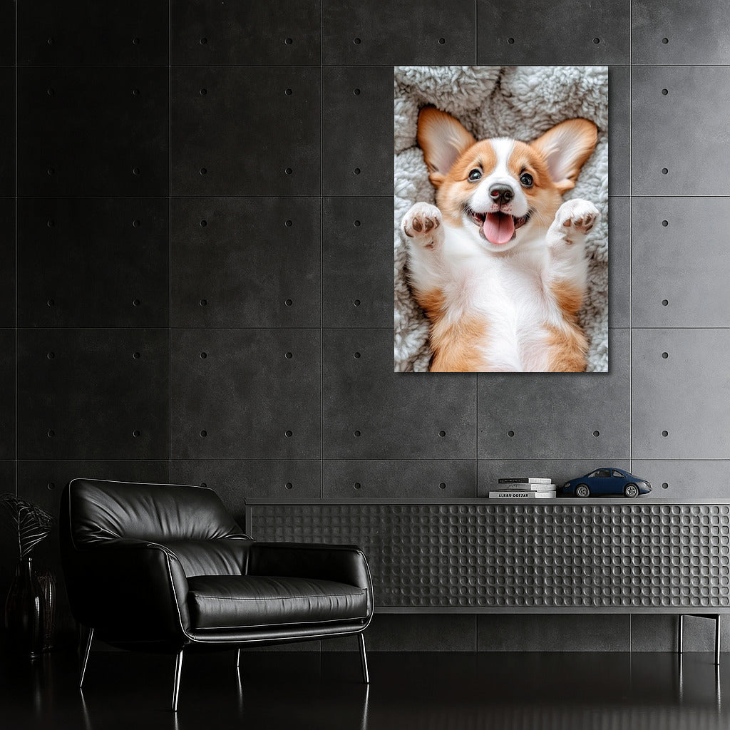 Sunny Corgi: Warmth in Every Look