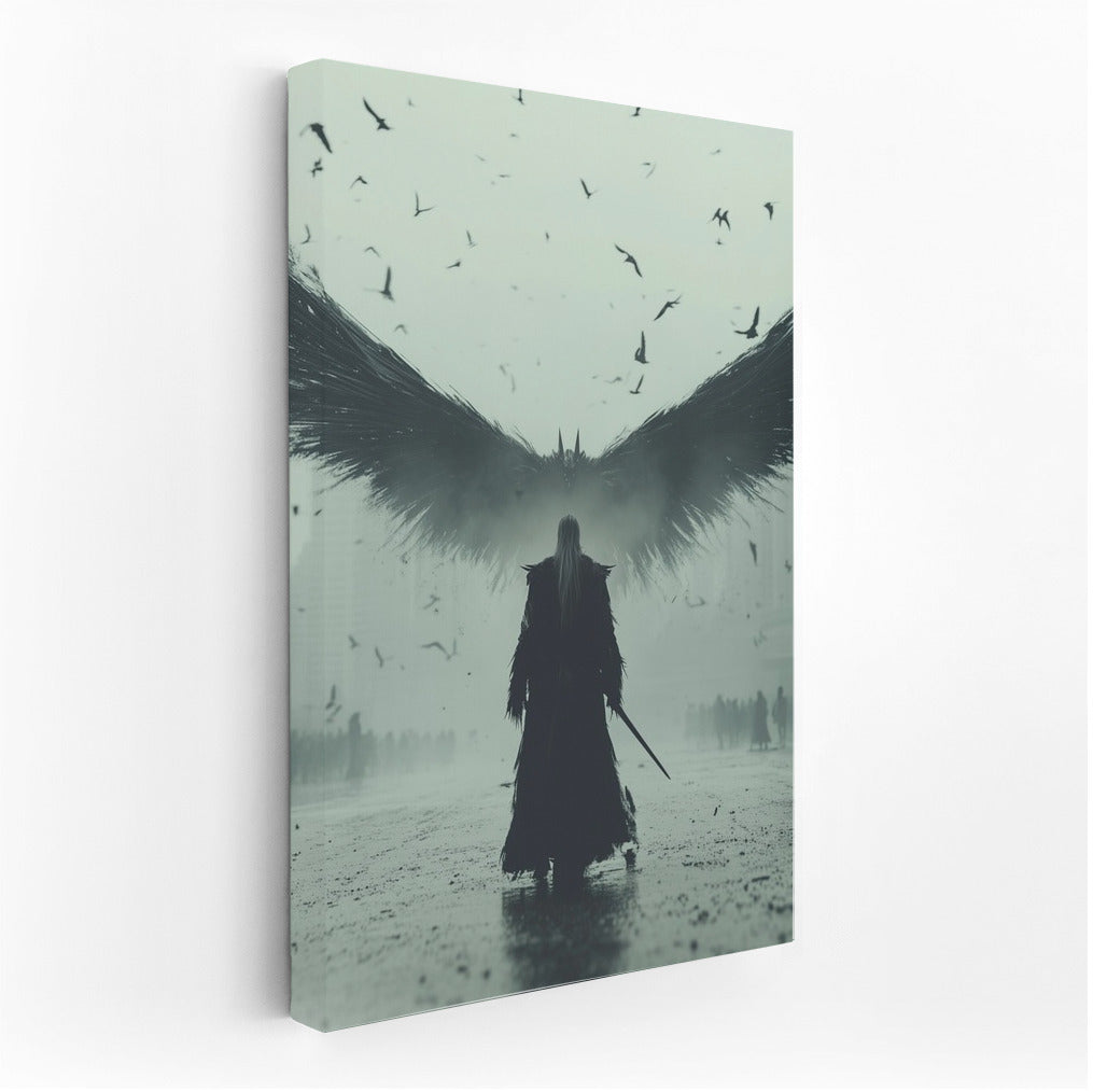 Winged Guardian of the City Shadows