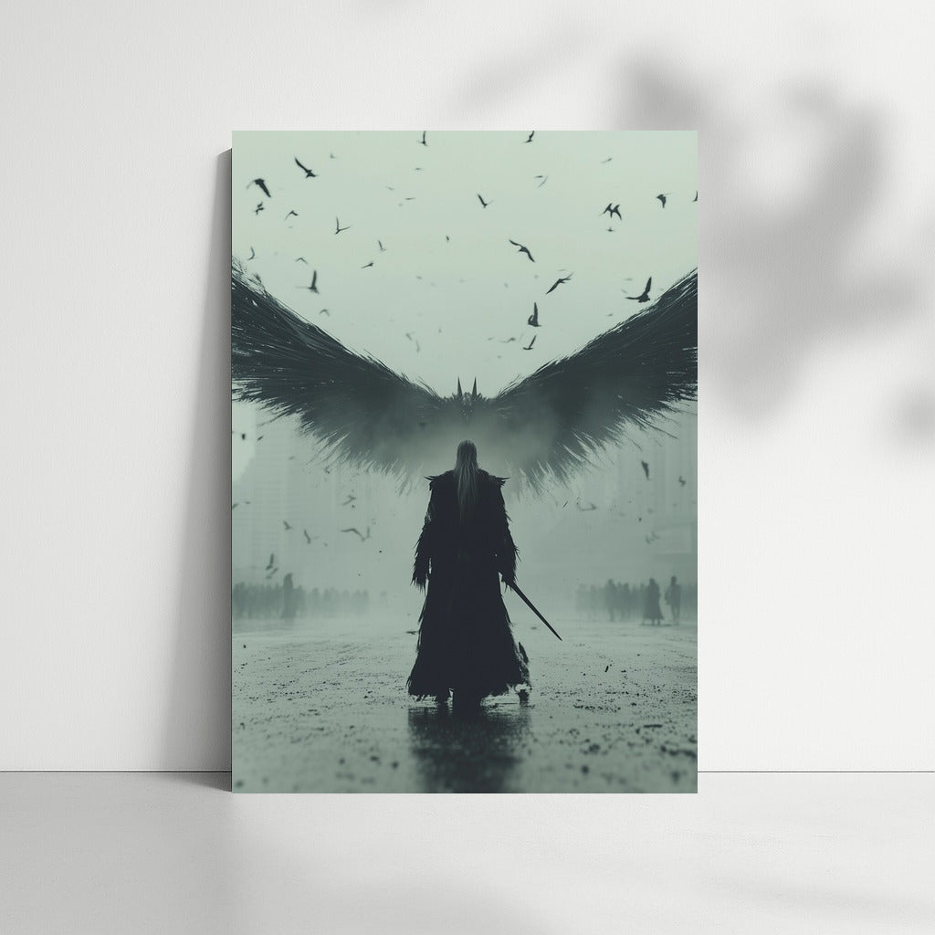 Winged Guardian of the City Shadows
