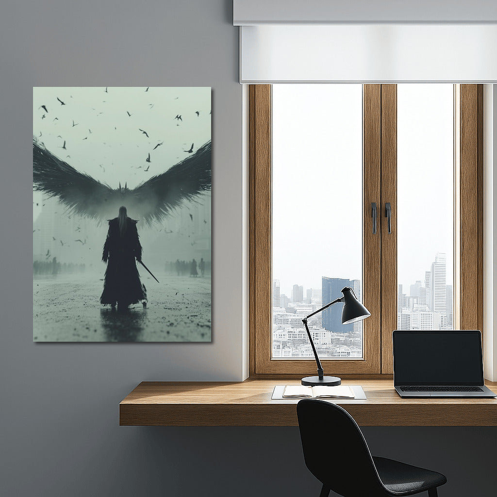 Winged Guardian of the City Shadows
