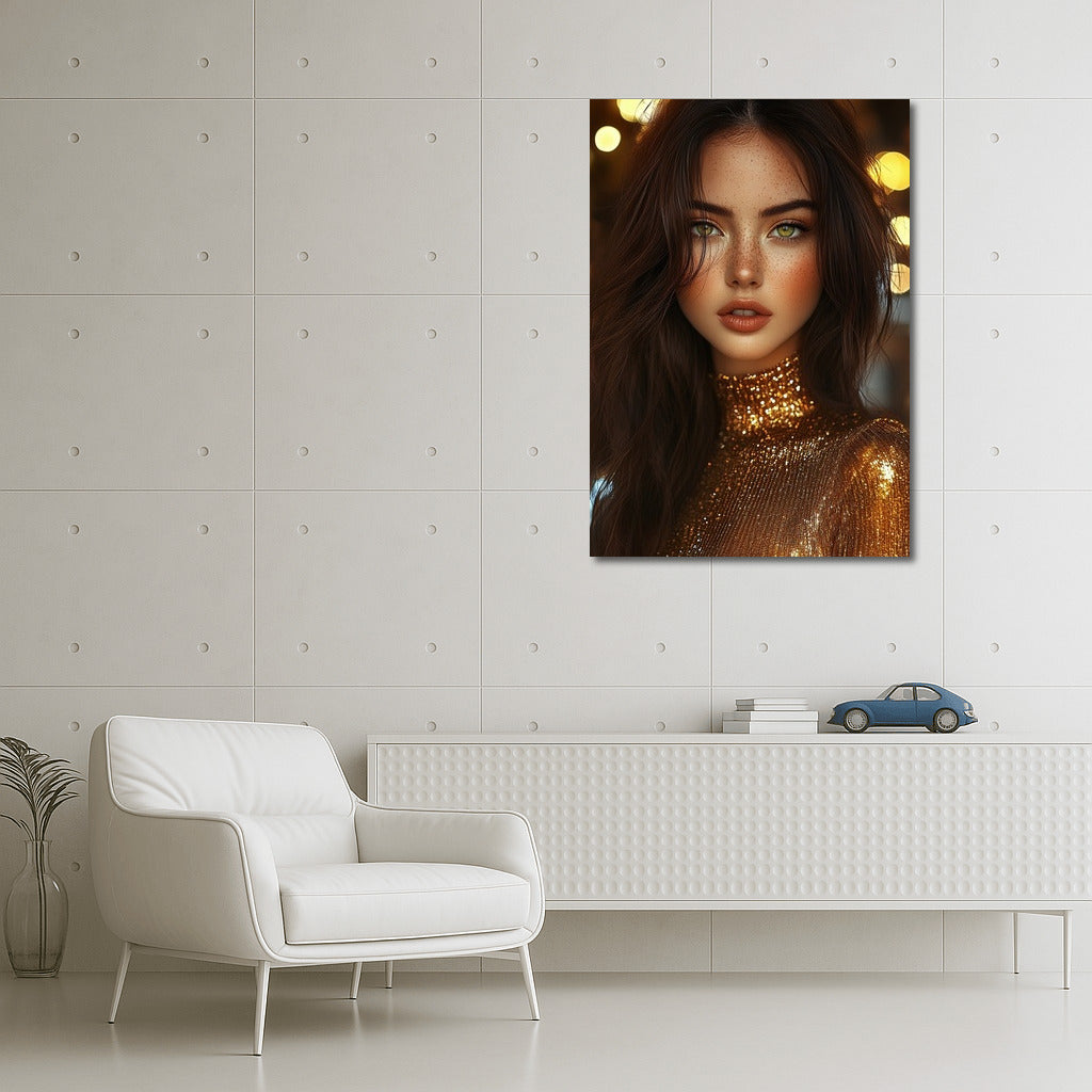 Golden Illumination: Radiance of the Soul