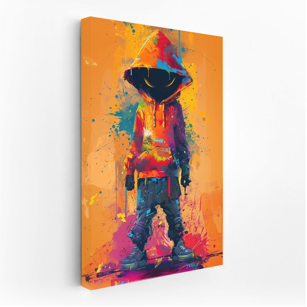 Mystery in Color: Silhouette in the Hood