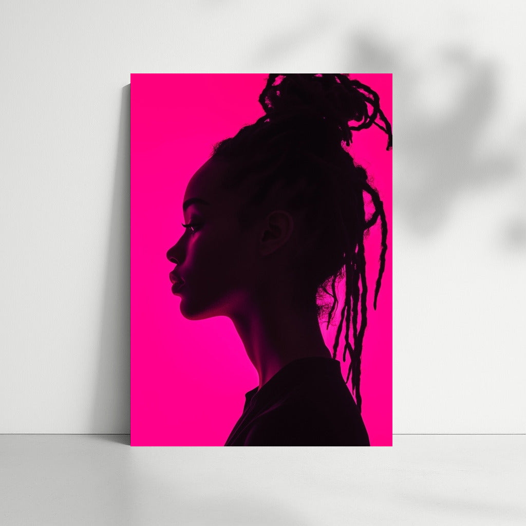 Dance of Shadows on the Pink Sunset