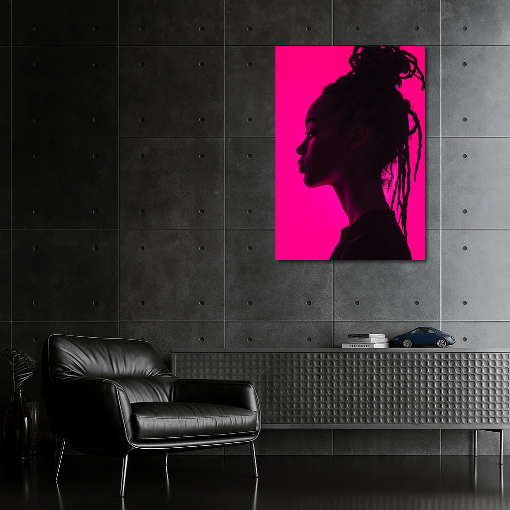 Dance of Shadows on the Pink Sunset