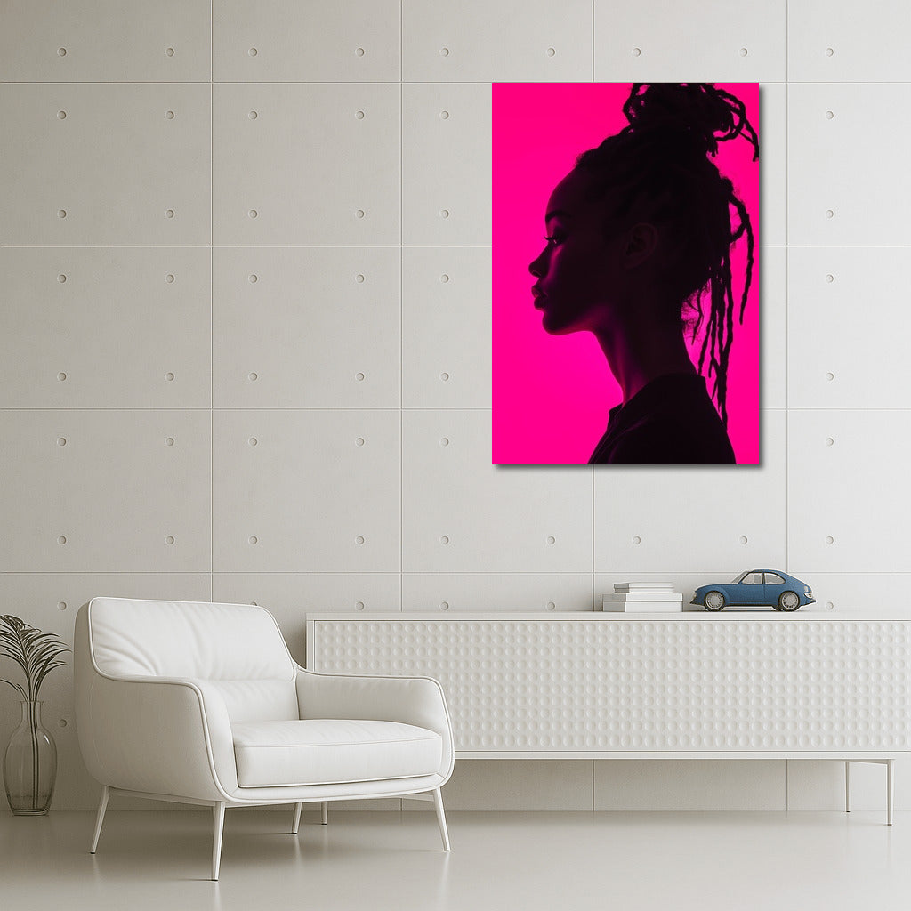 Dance of Shadows on the Pink Sunset