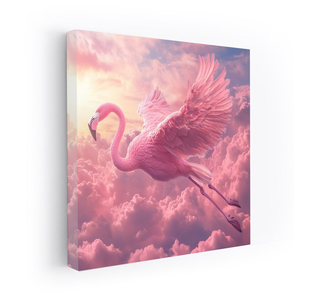 Heavenly Ballet of the Pink Flamingo