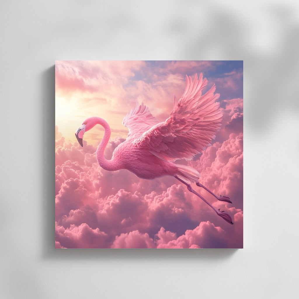 Heavenly Ballet of the Pink Flamingo