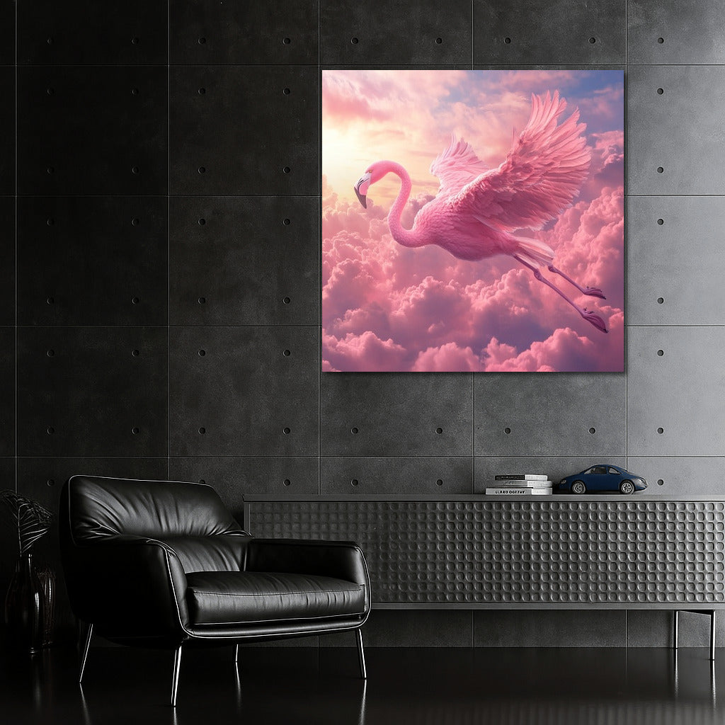 Heavenly Ballet of the Pink Flamingo