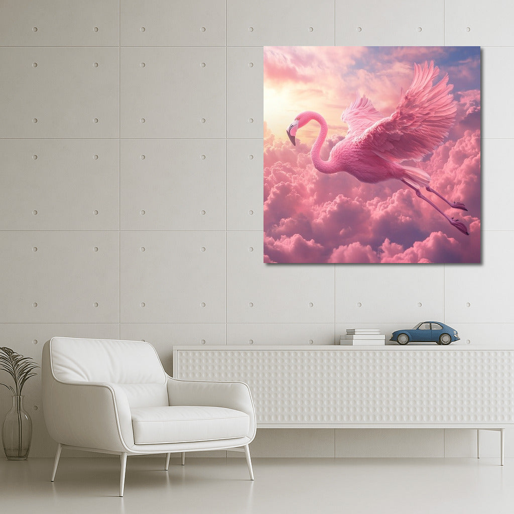 Heavenly Ballet of the Pink Flamingo